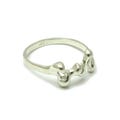Stylish Sterling Silver Ring Stamped 925 Nickel free product logo