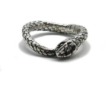 R001843 Sterling silver ring solid 925 Snake