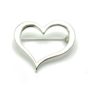 925 SILBER Brosche A000047 Herz