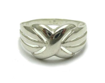 Stylish Sterling Silver Ring Stamped 925 Nickel free