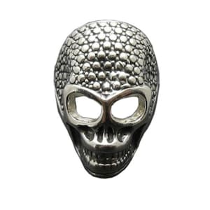 Bold Sterling Silver Ring Skull Hallmarked 925 Nickel Free