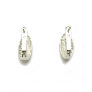 E000701 Stylish sterling silver earrings 925 image 3