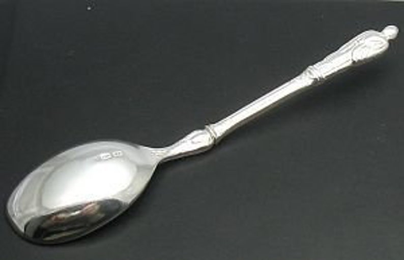 S000001 Sterling silver Spoon for baby solid 925 Empress image 2