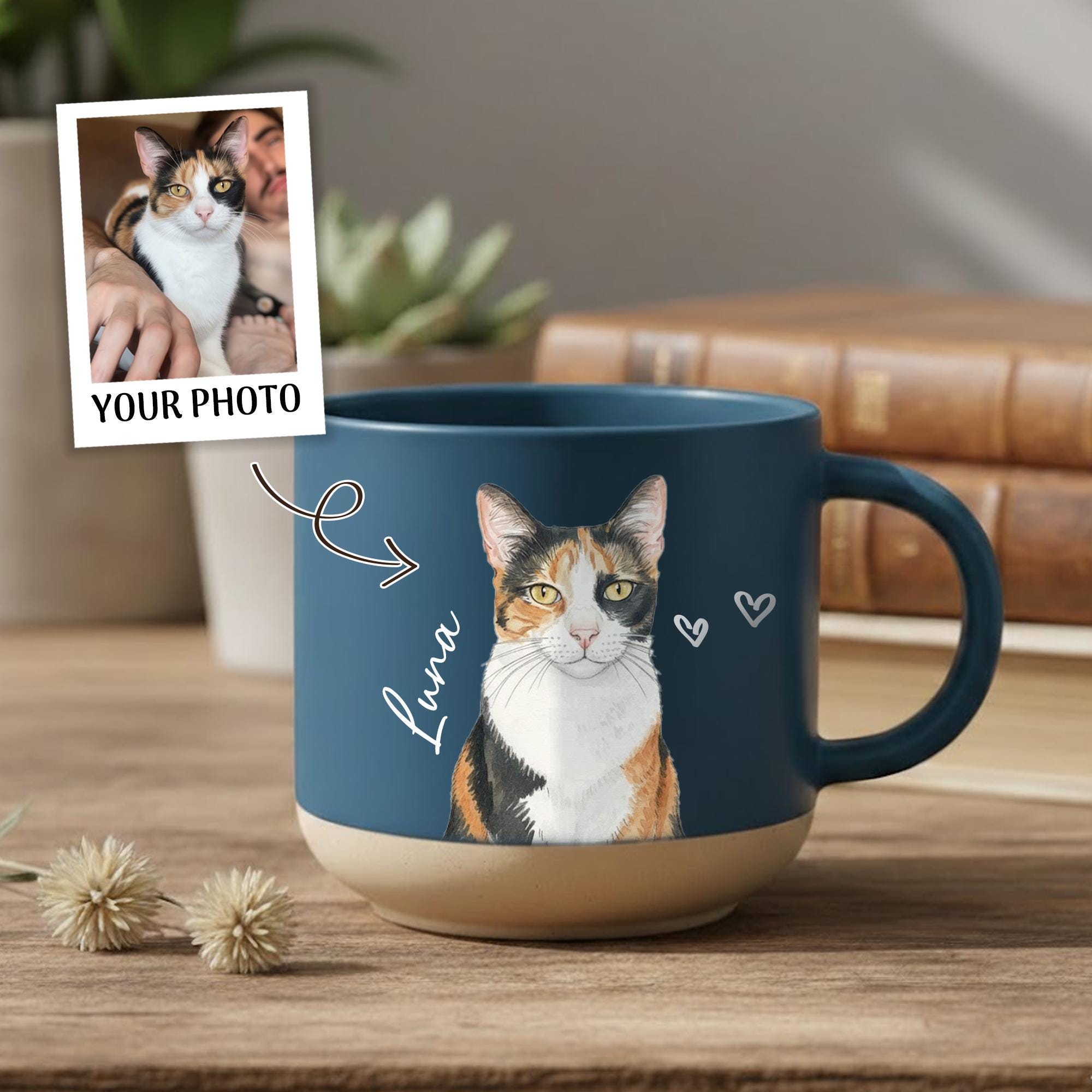 Hand Painted Dog Mug - Etsy