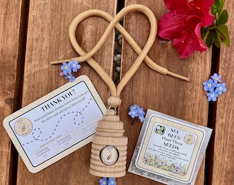 Bee Reviver Kit, with Bee Attracting Wildflower Seeds Included