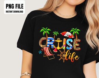 Cruise Life 2026 Summer Vacation Family Matching Sublimation Design, Digital Graphics, PNG Illustrations, Instant Download