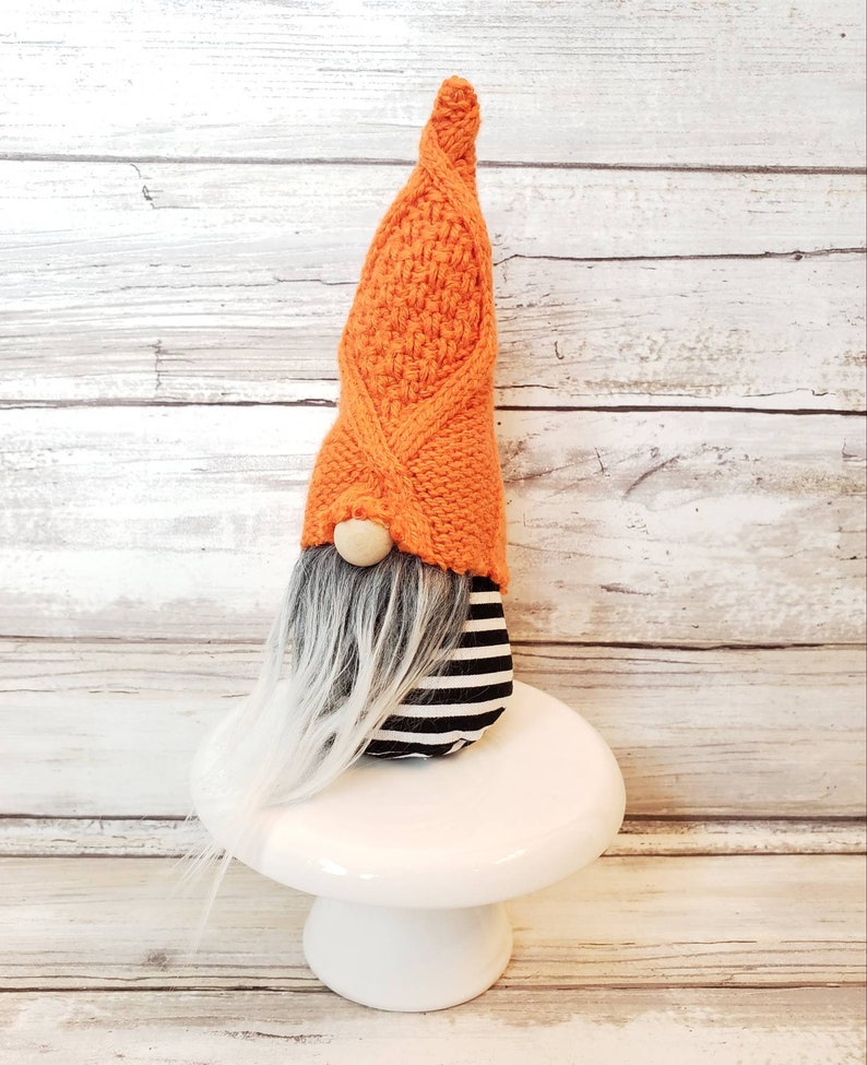Halloween Gnomes. Faux fur. home decor. Modern farm house felt Etsy