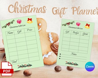 Christmas Gift Planner