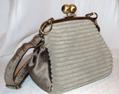 Crossbody Brass Framed Purse