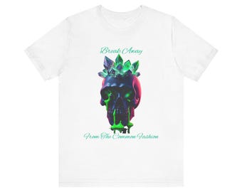 T-shirt "Staccati dalla moda comune" / T-shirt con teschio / T-shirt streetwear gotica alternativa