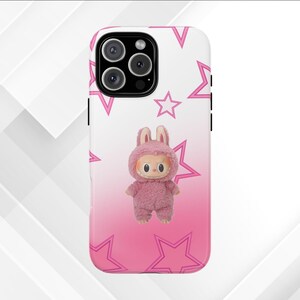 Labubu Phone cover | Cute Bunny Phone Case, Fun Cartoon Case, Kawaii Phone Cover, Adorable Gifts, Unique Cell Phone Accessories