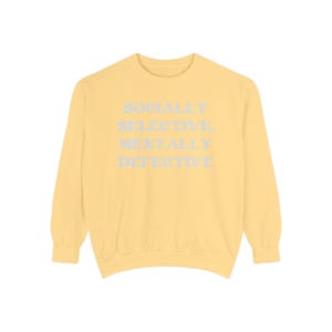 Felpa per la consapevolezza della salute mentale: comoda felpa unisex in misto cotone ricamato