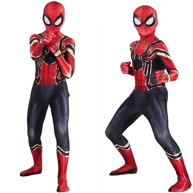 Iron Spiderman Body Suit for Kid Costume Iron Spider Man Kid - Etsy Canada