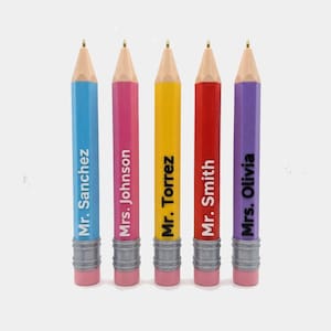 Teacher Mini Gift Bucket, Teacher Gift, Teacher Appreciation gift, Pencil Holder, Christmas Teacher Gift, End of Year Gift for Teacher Pen
