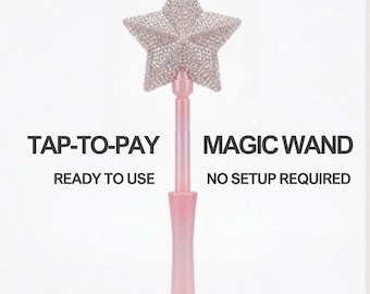 Tap to Pay Magic Wand : Viral Credit & Debit Card Adjustable Holder for Pranks and Payments