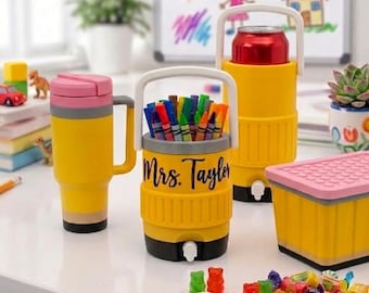 Teacher Mini Gift Bucket, Teacher Gift, Teacher Appreciation gift, Pencil Holder, Christmas Teacher Gift, End of Year Gift for Teacher