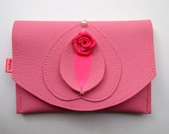 Vulvette Pink All Over: vulvazakje van imitatieleer