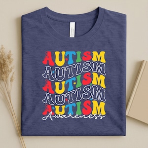 Autism Awareness Shirt, Colorful Puzzle Piece Tee, Autism Mom Gift, Special Education Teacher Top, Support Squad, Neurodiversity Shirts