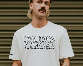 Bella + Canvas 3001 T-shirt unisex bianca - Boomer CULTCRAFT©