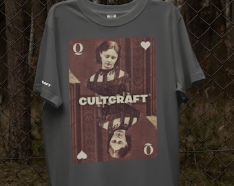 Comfort Colors 1717 T-shirt unisex nera / grigia / verde - Regina di Cuori CULTCRAFT©