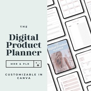 Digitaler Produkt Planer mit Master Wiederverkaufsrechten (MRR) und Privatmarkenrechten (PLR) | Fertig für Sie Digitales Produkt zum Weiterverkauf