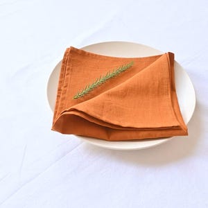 Coco Brown Cotton Napkins, Set of 100: Organic Table Decor