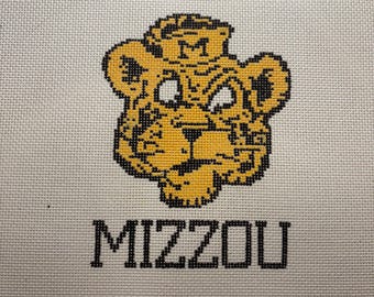 MIZZOU Tiger Nadelspitze Canvas