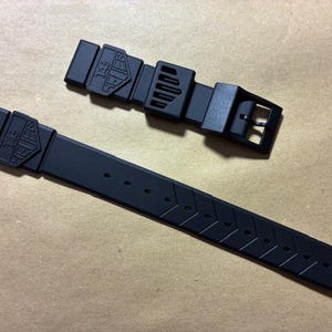 TAG Heuer Formula 1 BLACK 18mm Mid-size Rubber Strap. - Etsy