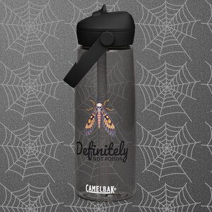 Definitely Not Poison Straw Water Bottle