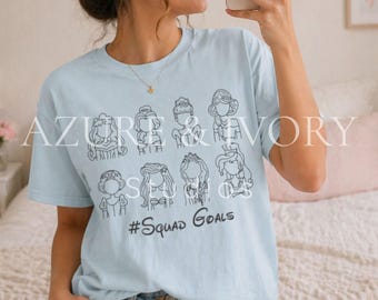 Squad Goals Shirt Black Design, Family Vacation Shirt, Family Trip Shirt, Vacay Mode Shirt, Magic Kingdom Shirt, Princess inspired Shirt