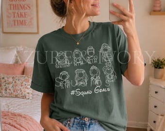 Squad Goals Shirt White Design, Family Vacation Shirt, Family Trip Shirt, Vacay Mode Shirt, Magic Kingdom Shirt, Princess inspired Shirt