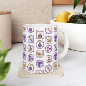 Fantasy Dragon Stamp Pattern Mug, Romantasy Bookish Mug for Xaden Riorson Fans, BookTok Mug Gift for readers, Dragon Fantasy Book Cup Gift
