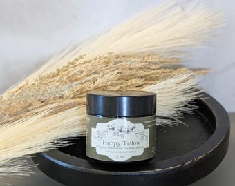 2oz Grass Fed Whipped Tallow Moisturizer | Natural & Organic Ingredients | Good For All Skin Types | Non-Toxic and Hydrating | No Additives