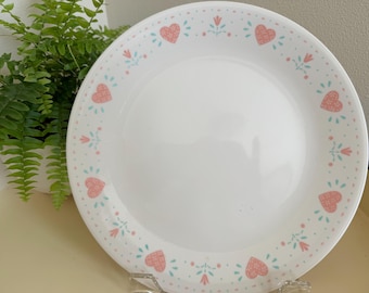 Juego de 4 platos llanos Corelle Forever Yours de 26 cm (10,25") - Hechos en EE. UU.