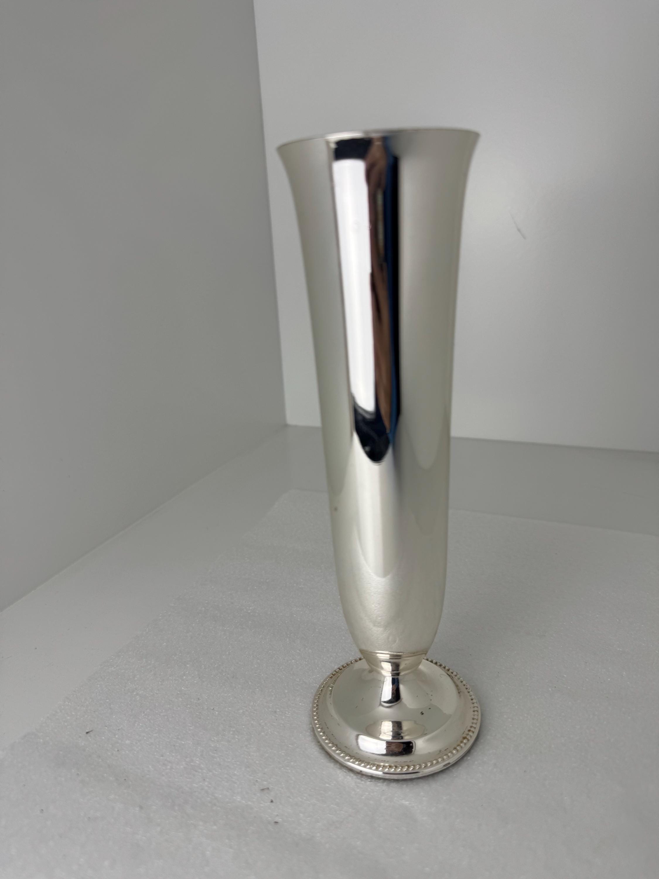 Silver Plated Vase - Etsy