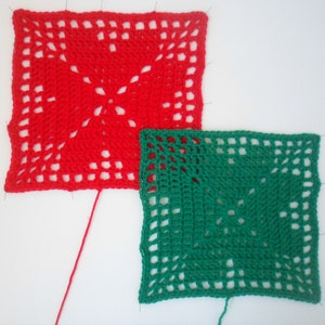 Crochet Pattern Hearts or Clover Afghan Blanket