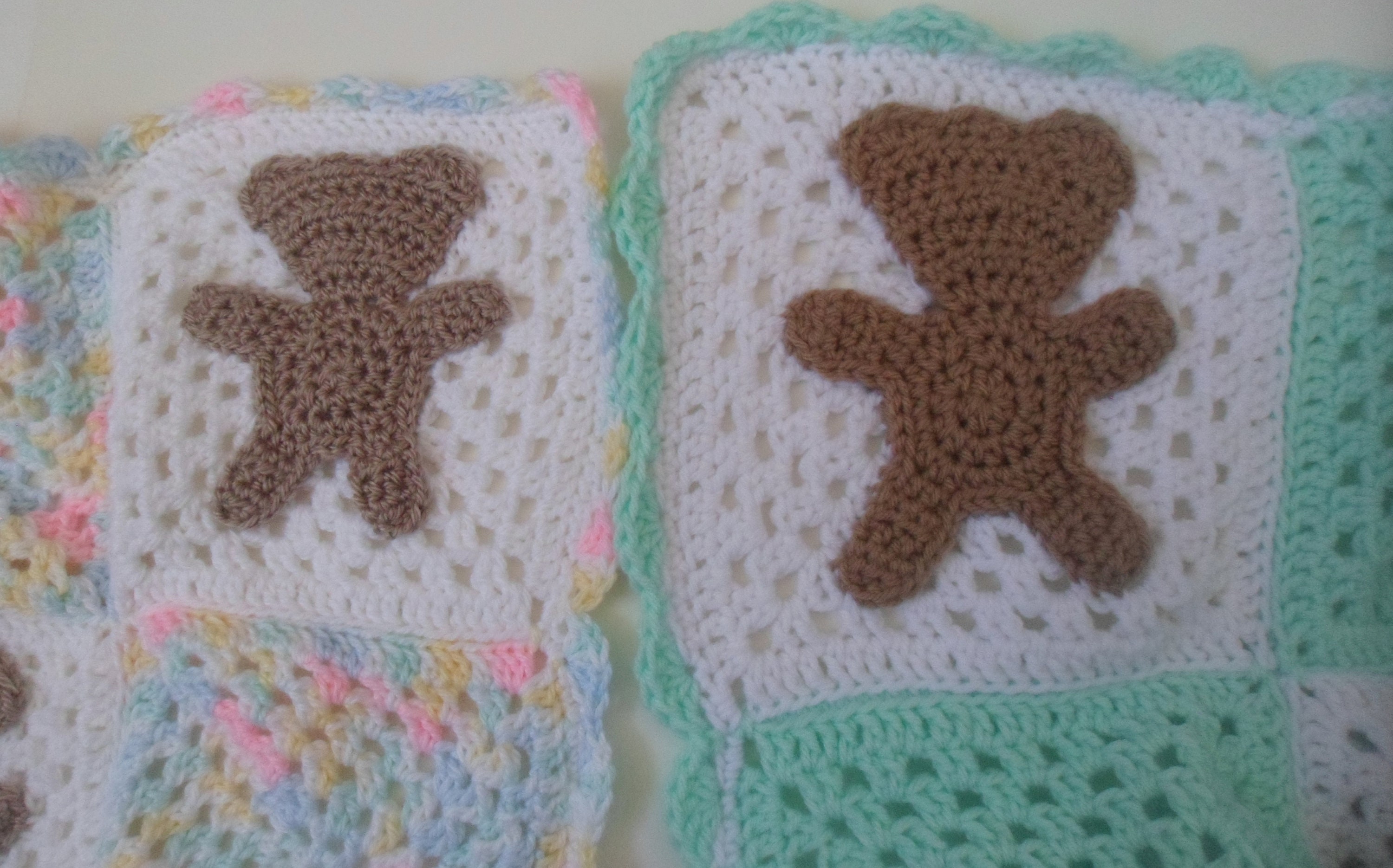 Crochet Pattern Teddy Bear Baby Blanket Etsy