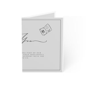 Elegant Thank You Greeting Cards Set - Perfect for Weddings, Birthdays, Anniversaries, Show Appreciation, Personalized Note Cards