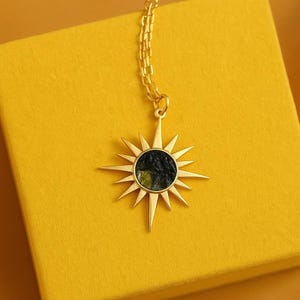 Raw Moldavite Sterling Silver Pendant: Green Gemstone Necklace