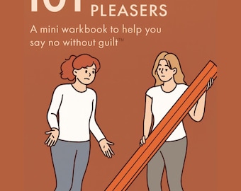 Boundaries Workbook for People-Pleasers | Digital Mental Health Journal | Therapy PDF for Saying No + Self-Care