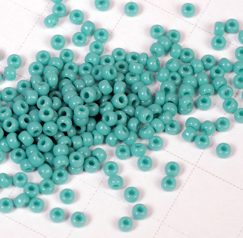 9-412L Opaque Turquoise Size 90 Miyuki Seed Bead 125g 16-15-3-A