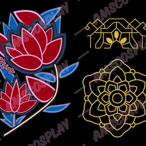 Zoey Cosplay – wzory ozdób