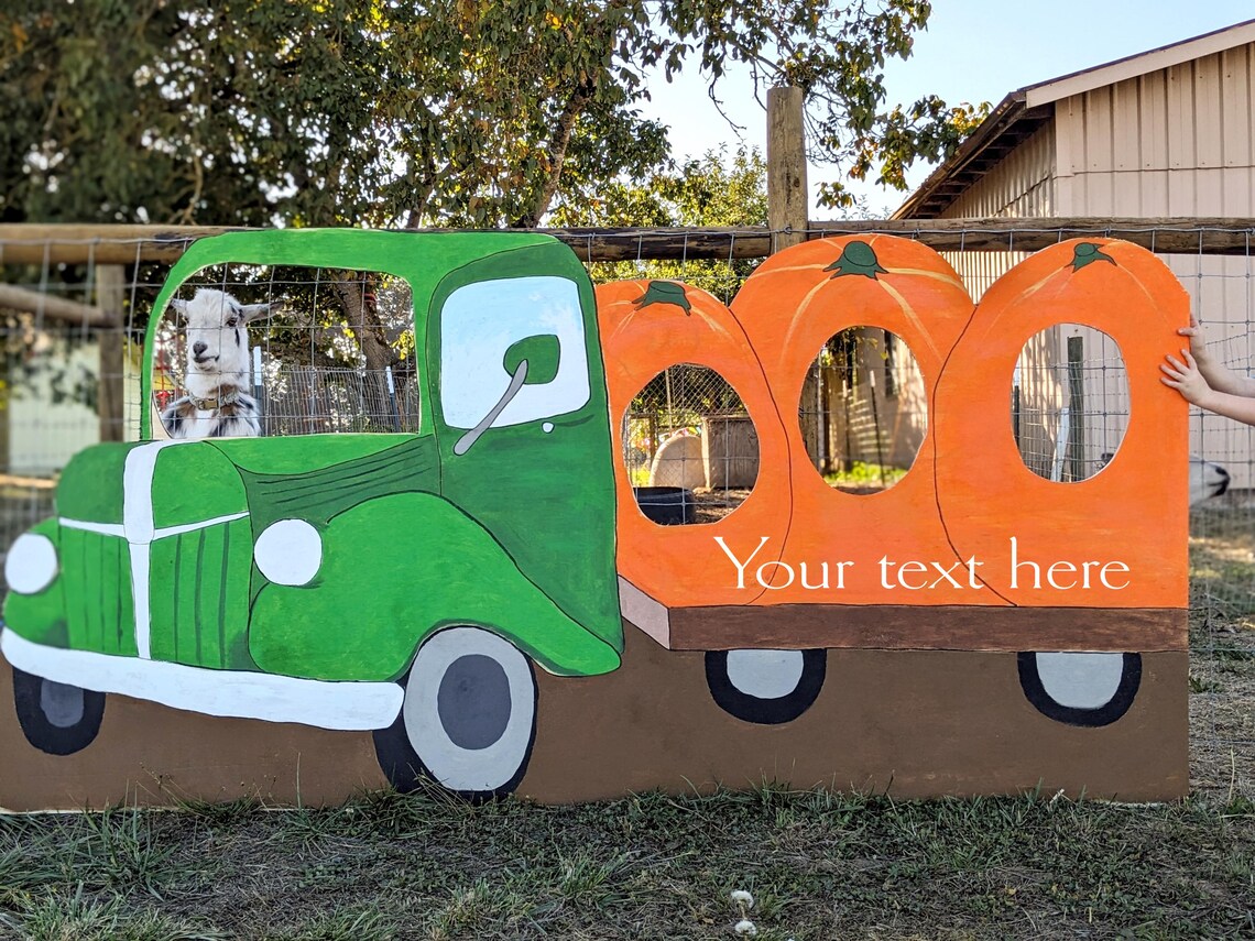 Fall Festival Photo Op Board With Face Cut-out Attraction, Pumpkin ...