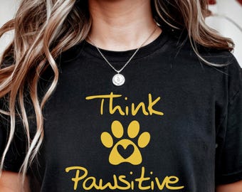 Diseño de camiseta para amantes de los perros: descarga digital con una linda huella de pata de perro.