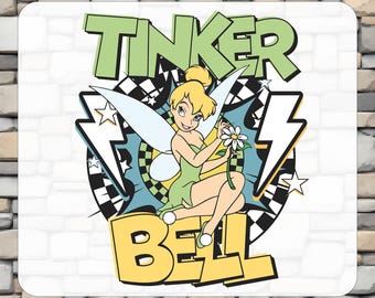 Tinkerbell Dtf Transfer, Ready To Press, Iron On, Disney World, T Shirt Printing