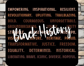 Black History Month Dtf Transfer Ready To Press, Social Justice, Empowering, Freedom, Equality, Revolutionary