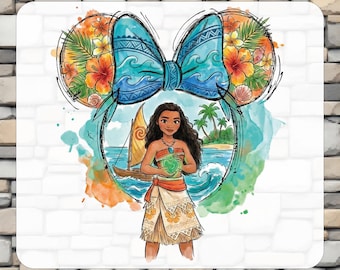 Disney Moana Dtf Transfers, Iron On, Ready To Press, Disney World, Shirt Printing, Decal