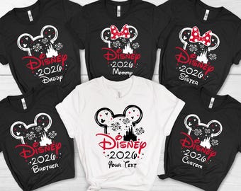 Disneyland Family Vacation 2026 Dtf Transfer, Disney Trip Dtf Ready To Press, Iron On