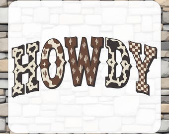 Howdy Western DTF Transfer, Cowgirl Ready To Press, Yee Haw Country Cowboy Shirt Print