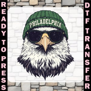 Eagles Philadelphia Football Dtf Transfer, Eagles Ready To Press, Philly Football Heat Transfer, Bird Gang Eagles Iron On Decal, Gameday Dtf
